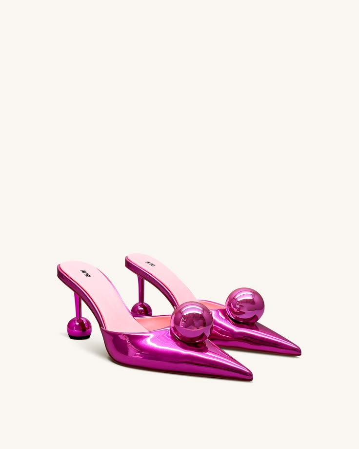 Ballet Pink Mules thumbnail 3