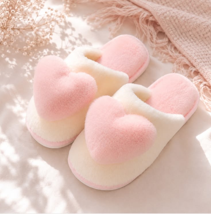 Cute feminine slippers